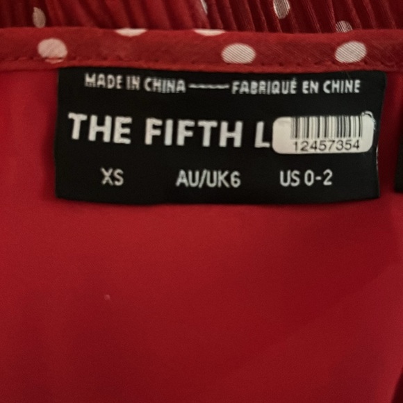 Flawed red polka dot dress by the fifth label xsmall - Picture 8 of 9